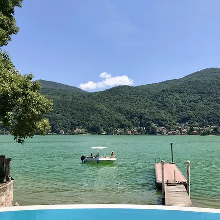 Lägenhet Panorama Am Mit Pool & Parkplatz - Nr 123 Porto Ceresio