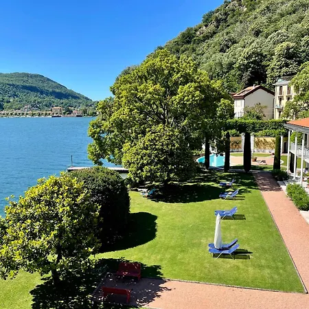 Panorama Am Mit Pool & Parkplatz - Nr 123 Lägenhet Porto Ceresio